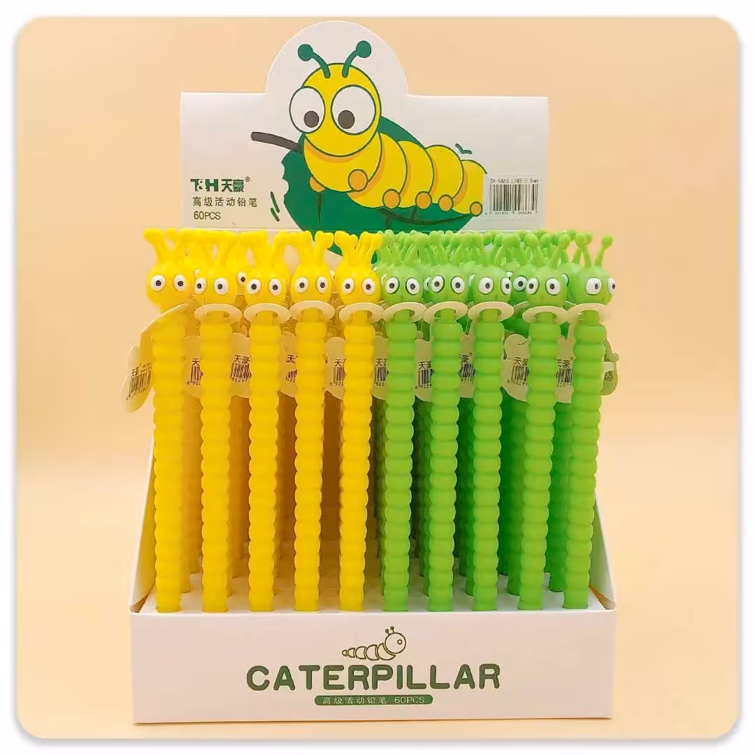 مداد نوکی (اتود) پیچ پیچی طرح کرم ابریشم