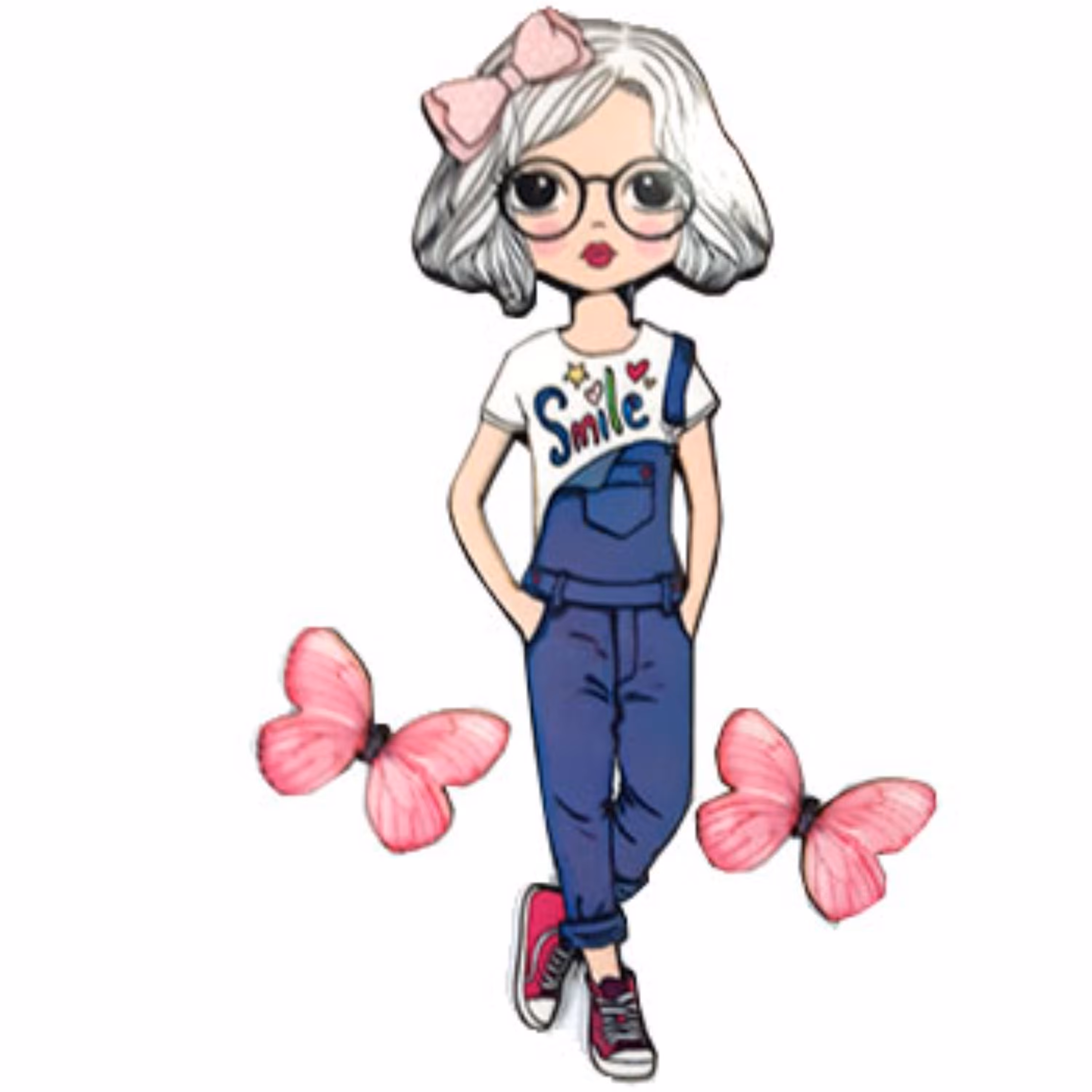 تاپر تزیین کیک دخترانه مدل دختر بلر سوت