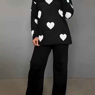 ست بافت طرح قلب