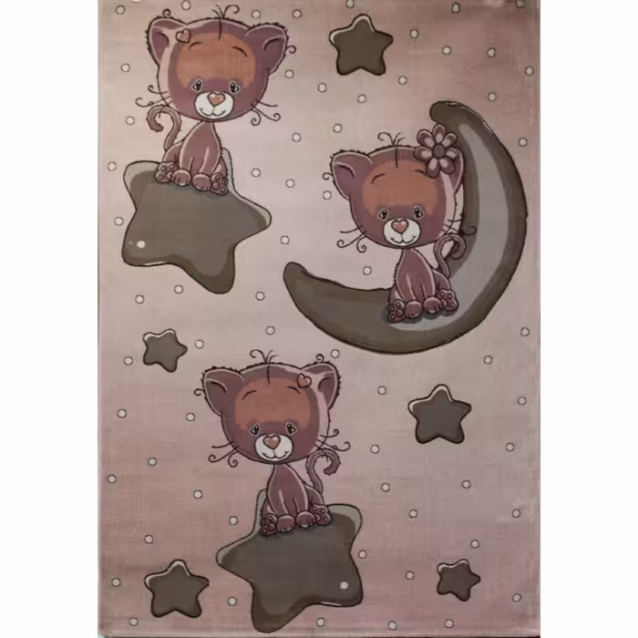 فرش کودک افرند مدل ماه و ستاره کد 145 (چهار متری)