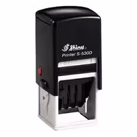 دستگاه مهر شاینی تاریخ دار مدل S-530-D سایز 32 × 32