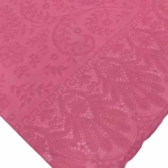 سفره یا رومیزی چهار نفره  رنگ صورتی 