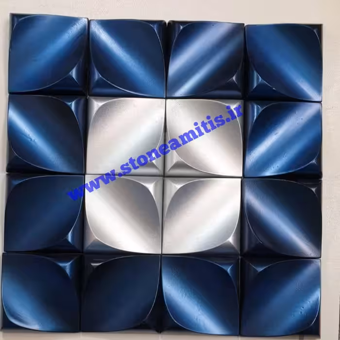 سنگ مصنوعی طرح پرنیان ابعاد 10-10 سانتیمتر قیمت به ازای یک متر مربع 