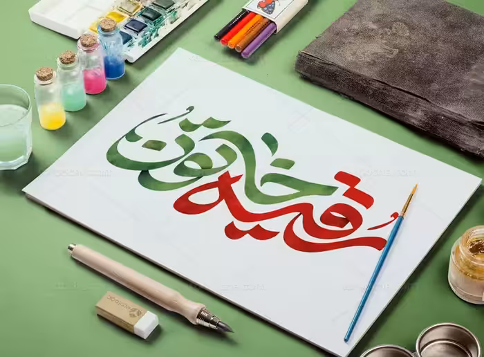 تایپوگرافی رقیه خاتون (س) | گرافیک با طعم تربچه