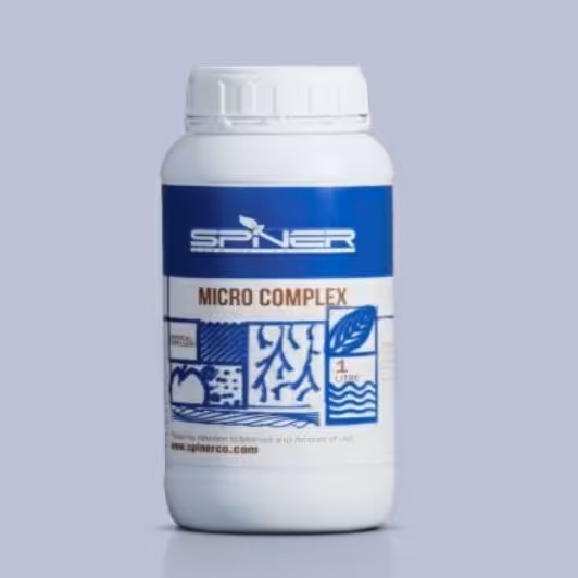کود میکروکمپلکس اسپینر با فرمولیزاسیون هلندی (1لیتری)همراه با دستورالعمل استفاده برای ارتقا کیفیت محصول (اهن روی منگنز)