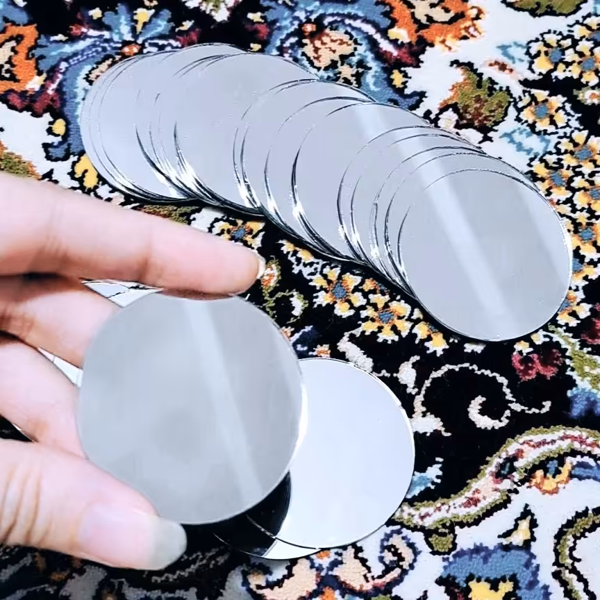 آینه گرد  قطر 6 سانتی  بسته 30 عددی