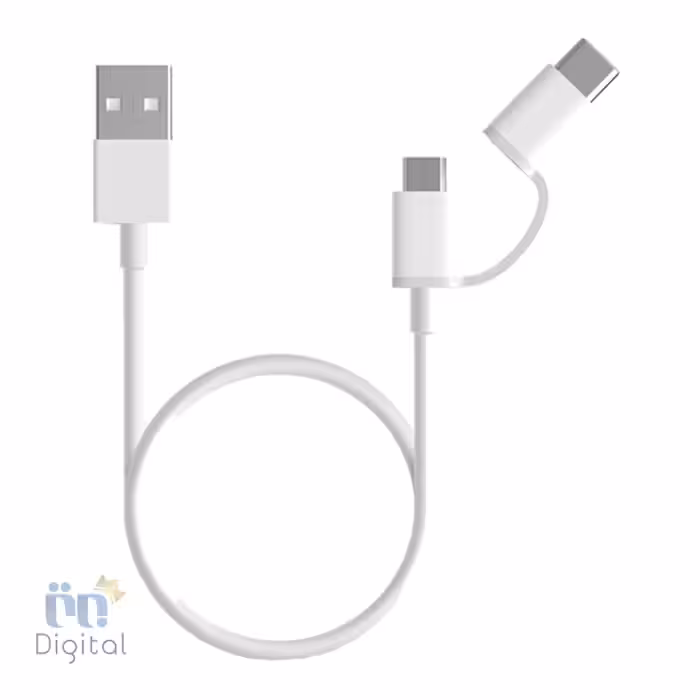 کابل شیائومی Mi USB Type-C Micro USB Combo Cable به طول 100 سانتی متر