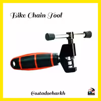 آچار زنجیر دوچرخه با روکش دسته سیلیکونی