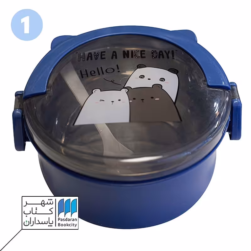 ظرف غذا طرح گربه در شیشه ای