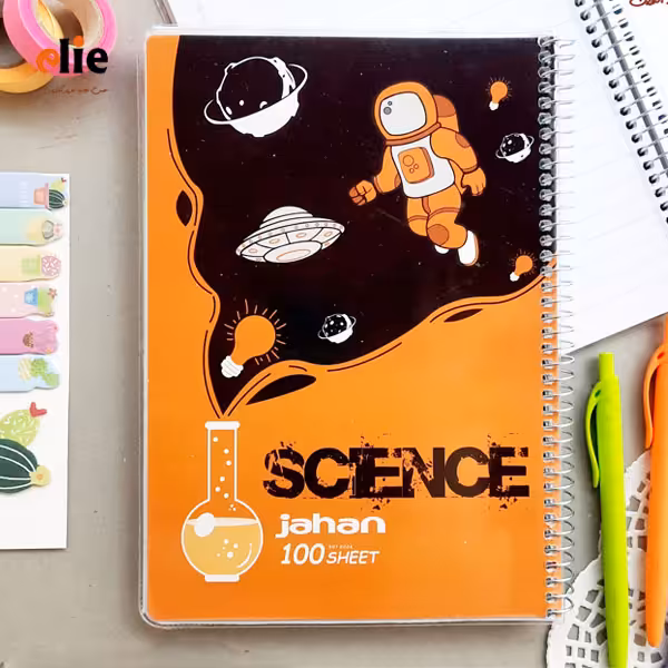 دفتر 100 برگ مجلد جهان طرح 103