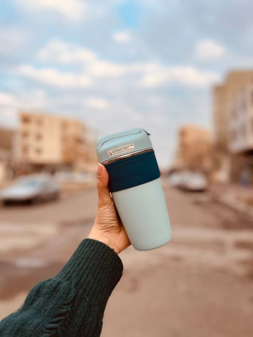 تراول ماگ 500 میل دور سیلیکون کد00439