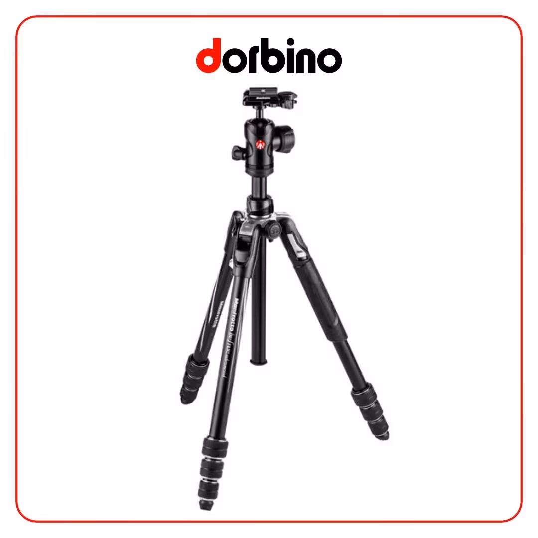 سه پایه عکاسی مانفرتو Manfrotto Befree Advanced Travel Aluminum Tripod with 494 Ball Head (Twist Locks, Black) - فروشگاه دوربین دوربینو