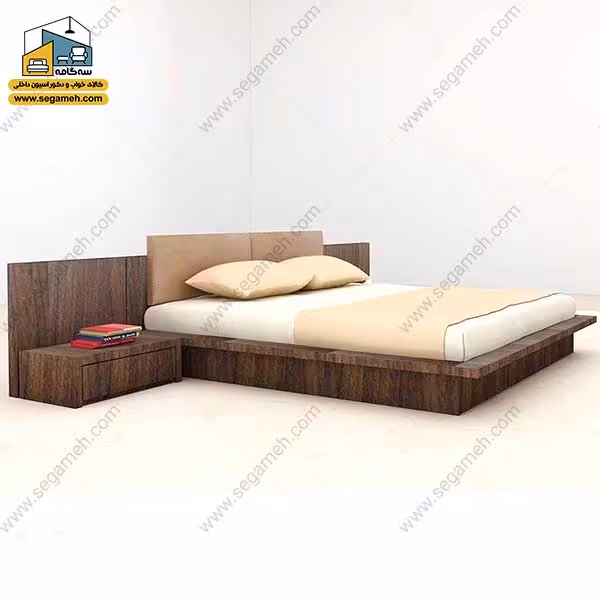 تخت خواب دونفره کد BDP43 - فروشگاه سه گامه