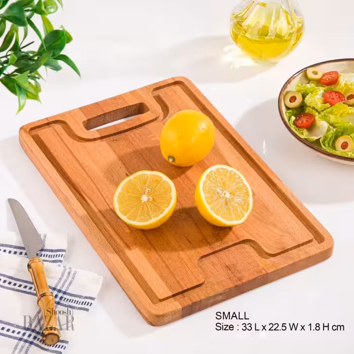 تخته برش کوچک چوبی لیمون 