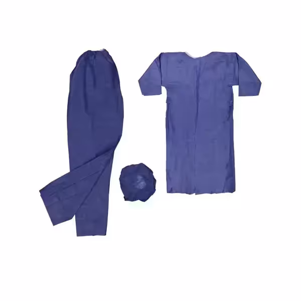 ست یکبار مصرف بیمار (گان-کلاه-شلوار )