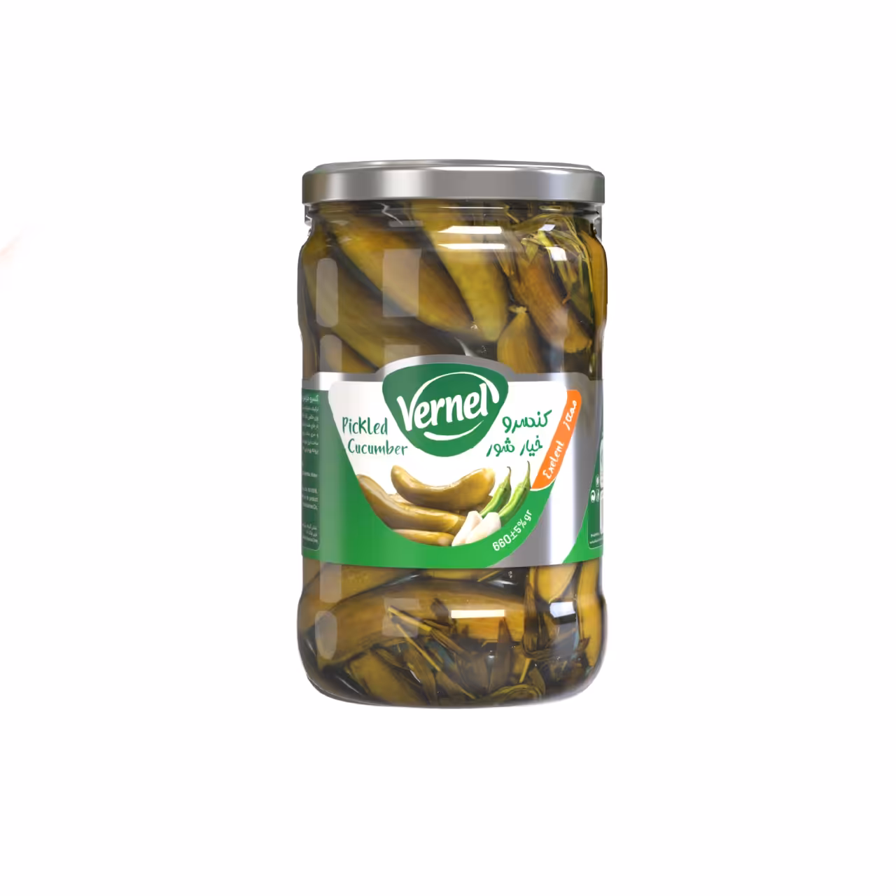 خیار شور ممتاز ورنل - 660 گرمی