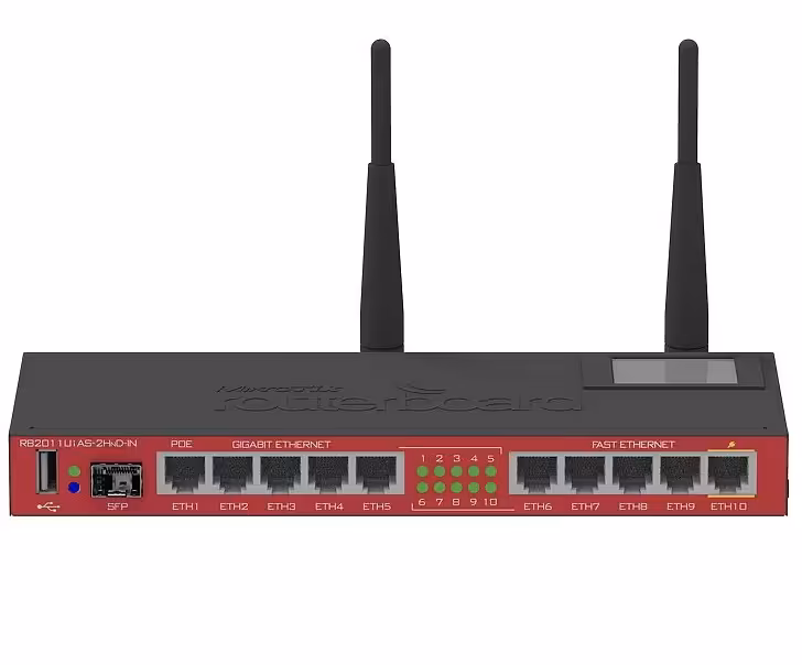 روتر بی‌سیم میکروتیک مدل RB2011UiAS-2HnD-IN