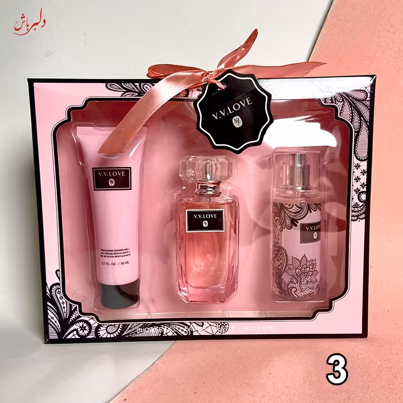 پک 3 عددی شامل بادی اسپلش ادکلن و شاورژل (ژل شستشوی حمام)

حجم بادی اسپلش 100 میلی لیتر

حجم ادکلن 50 میلی لیتر
