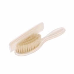 شانه و برس سفید نوزاد