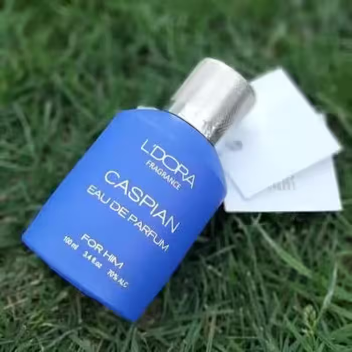 ادوپرفیوم مردانه مدل CASPIAN لدورا فرگرنس 100 میلی‌لیتر