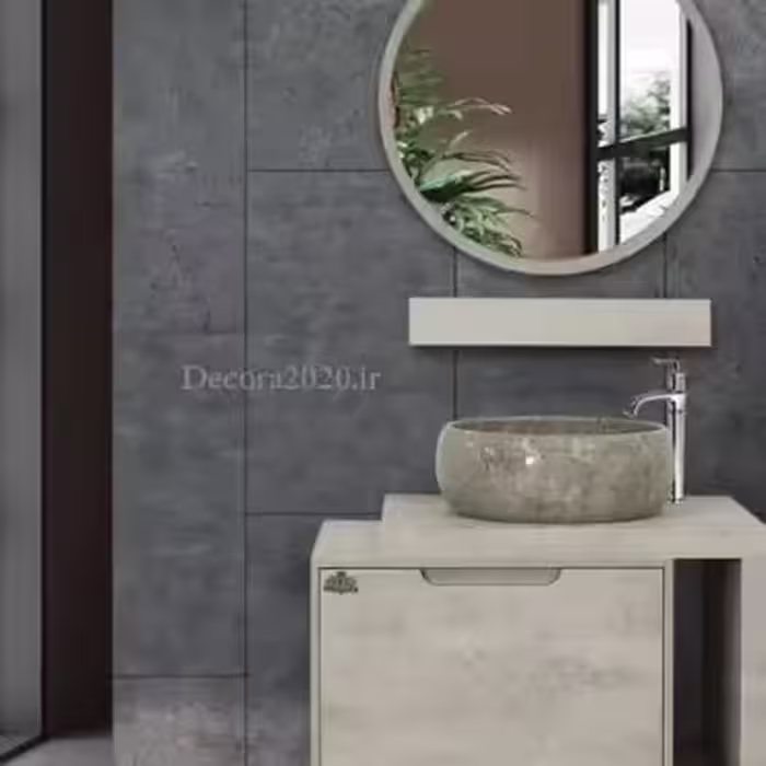 فول ست روشویی کابینتی طرح ماربل