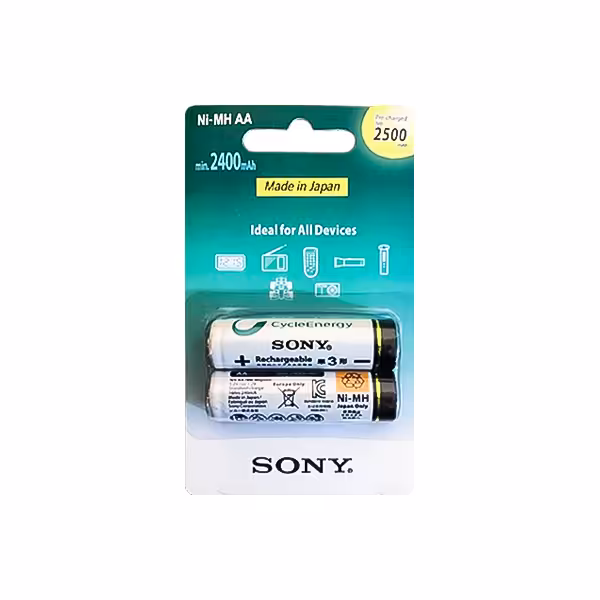 باتری قابل شارژ قلمی 2400MAH سونی