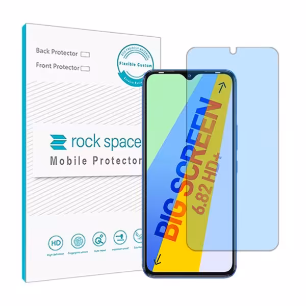 گلس اینفینیکس Smart 6 Plus مدل نانو هیدروژل آنتی بلو برند راک اسپیس کد 22572