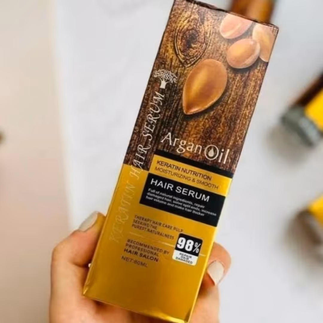 روغن مو آرگان اویل  روغن مو 
98 درصد آرگان 
ساخت کشور فیلیپین قبل از سفارش موجودی بگیری
حجم 80 میل 
بدون پارابن و الکل 
