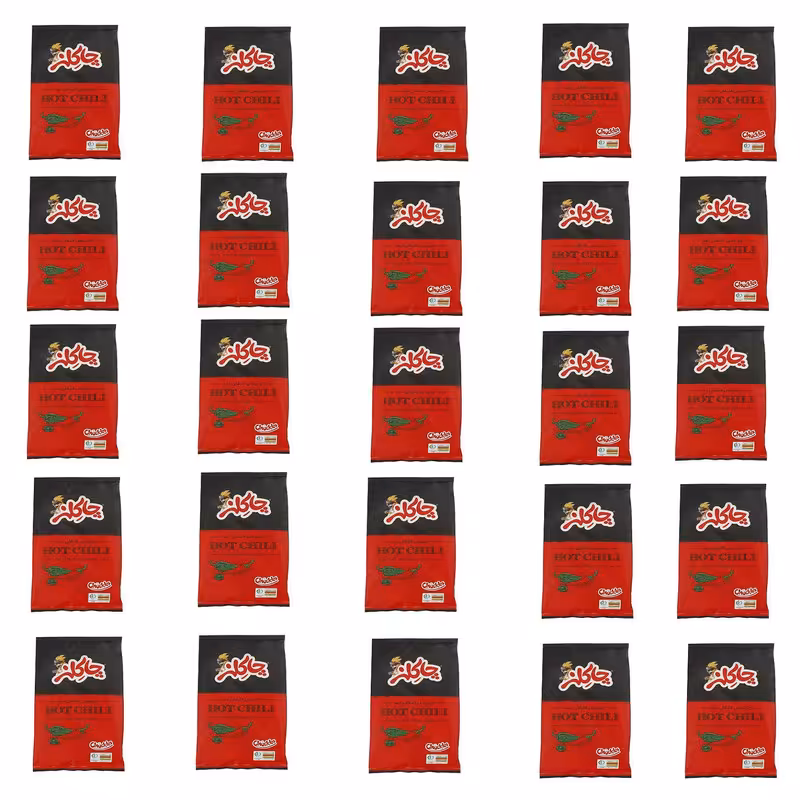 چیپس فلفلی تند چاکلز - 70 گرم بسته 20 عددی