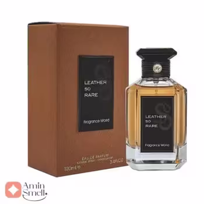 ادکلن لدر سو رر فراگرنس ورد | Fragrance World Leather So Rare