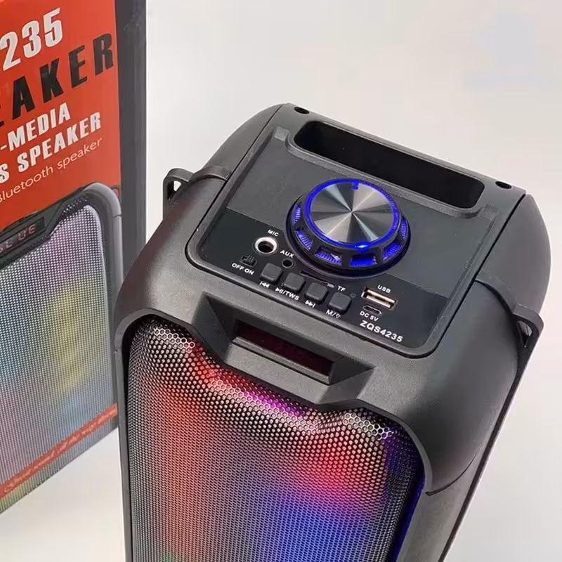 اسپیکر بلوتوث دبل باند (اسپیکر بیسیم ) ZQS4235 میکروفون دار