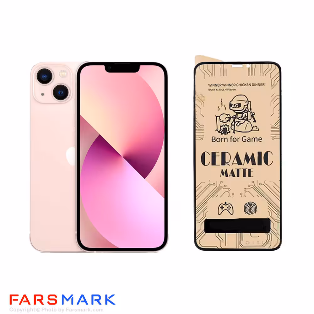 گلس سرامیکی مات گوشی آیفون Apple iPhone 13