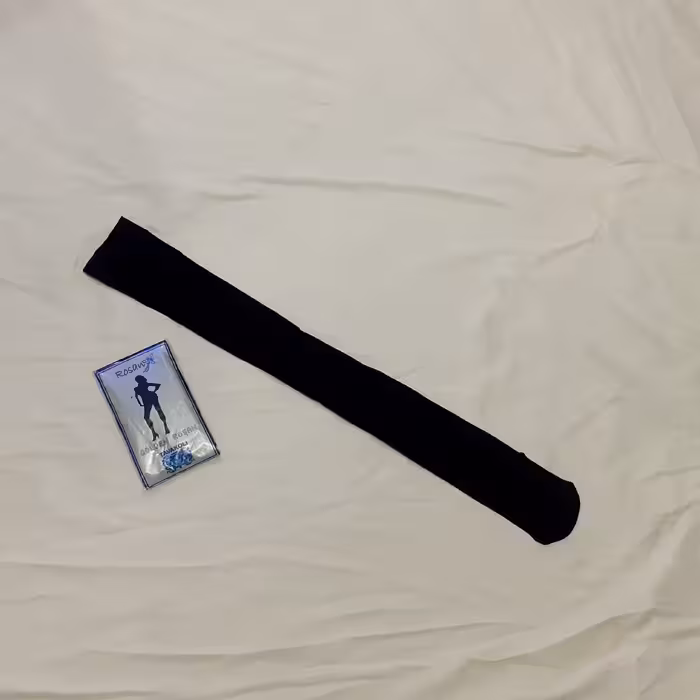 جوراب پارزین بلند مشکی نازک