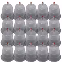 لیوان حجامت سایز 100cc  برند ETM بسته 20 عددی