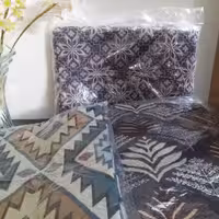 زیر سفره ای پارچه ای سه متری دوردوزی شده