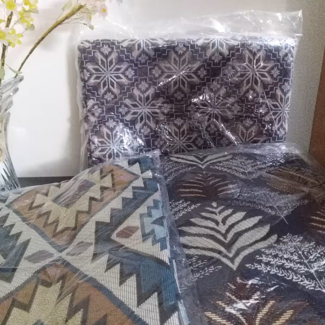 زیر سفره ای پارچه ای سه متری دوردوزی شده