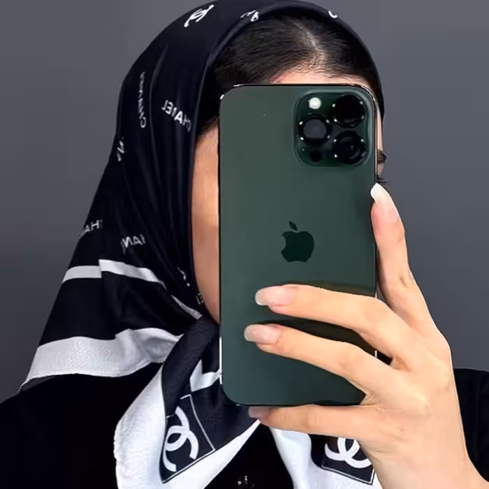 باندانا یا مینی اسکارف نخی طرح شنل  ارسال رایگان 