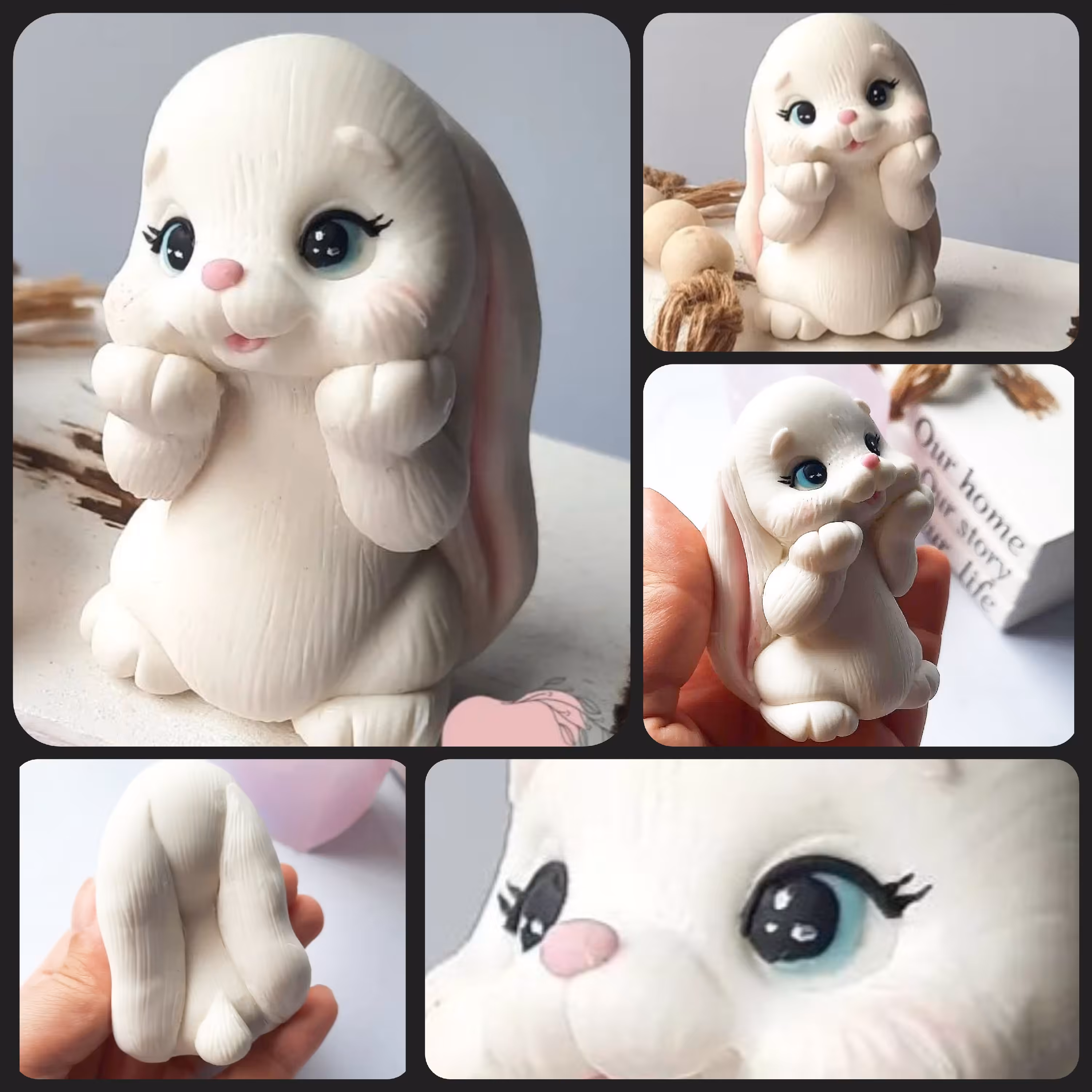 مجسمه خرگوش لوپ سنگ مصنوعی