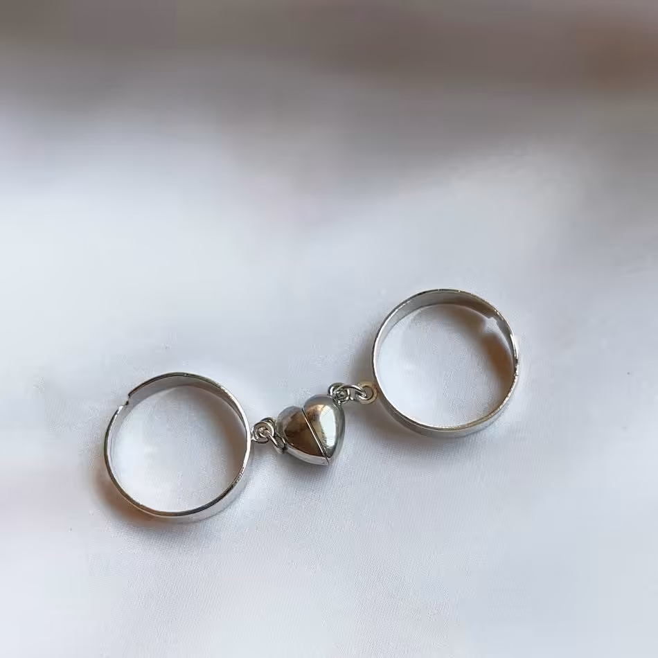 انگشتر قلبی ست آهنربایی