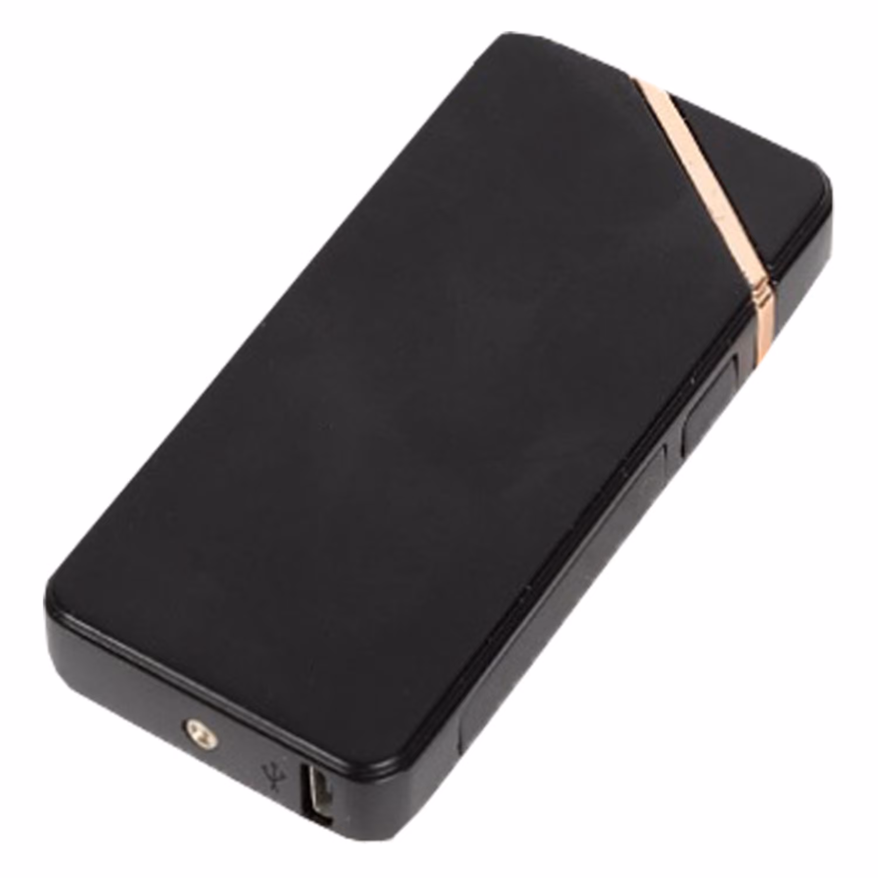 فندک شارژی پلاسمایی مشکی با شعله صاعقه ای