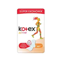 نوار بهداشتی KOTEX ACTIVE مخصوص روز 24 عددی