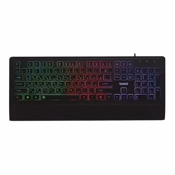 کیبورد گیمینگ با سیم بیاند مدل BK-7210 RGB