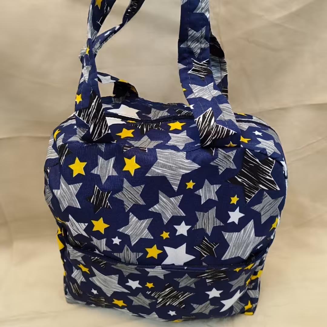 کیف نوزاد دارای جای اضافه برای شیشه وبطری آب با پارچه تترون ترک قابل شستشو