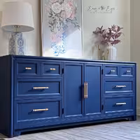 کنسول دکوری با رنگ خاص در ابعاد متنوع با پایه های چوبی و کشو دار