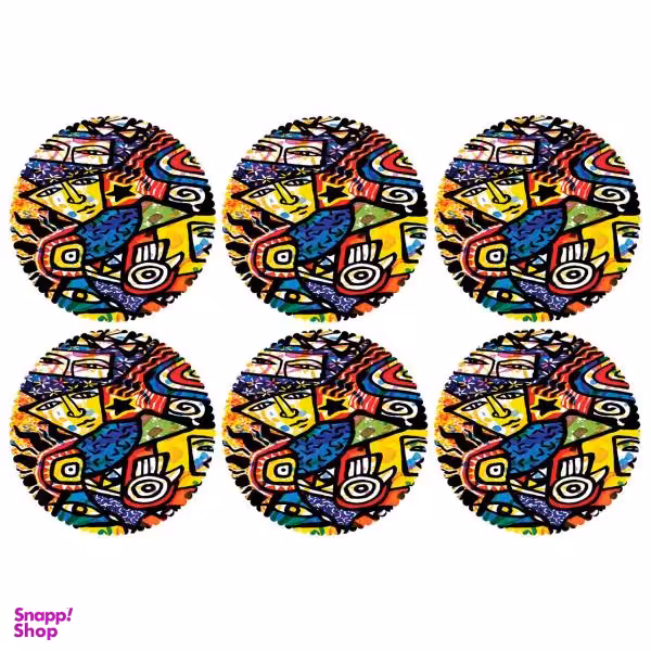 زیر لیوانی کد C2-42004 بسته 6 عددی