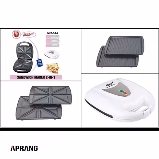 ساندویچ ساز مایر مدل MR-514 - مشکی