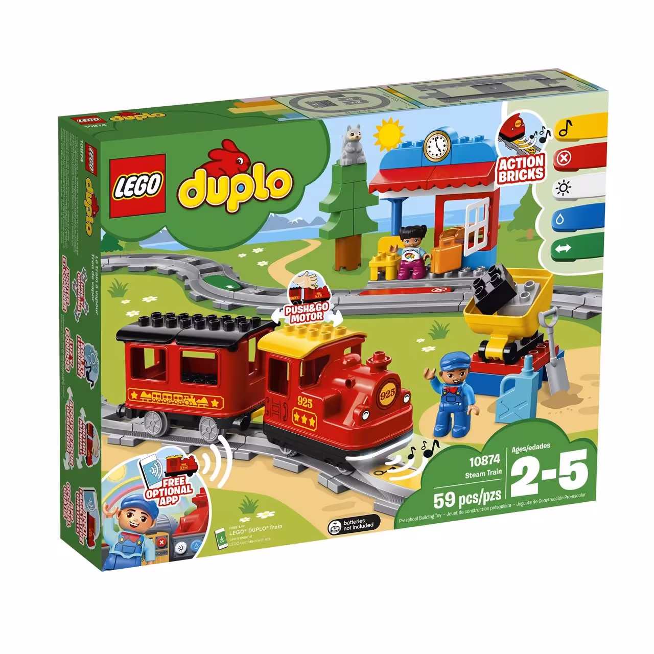 لگو سری duplo مدل Steam Train کد 10874