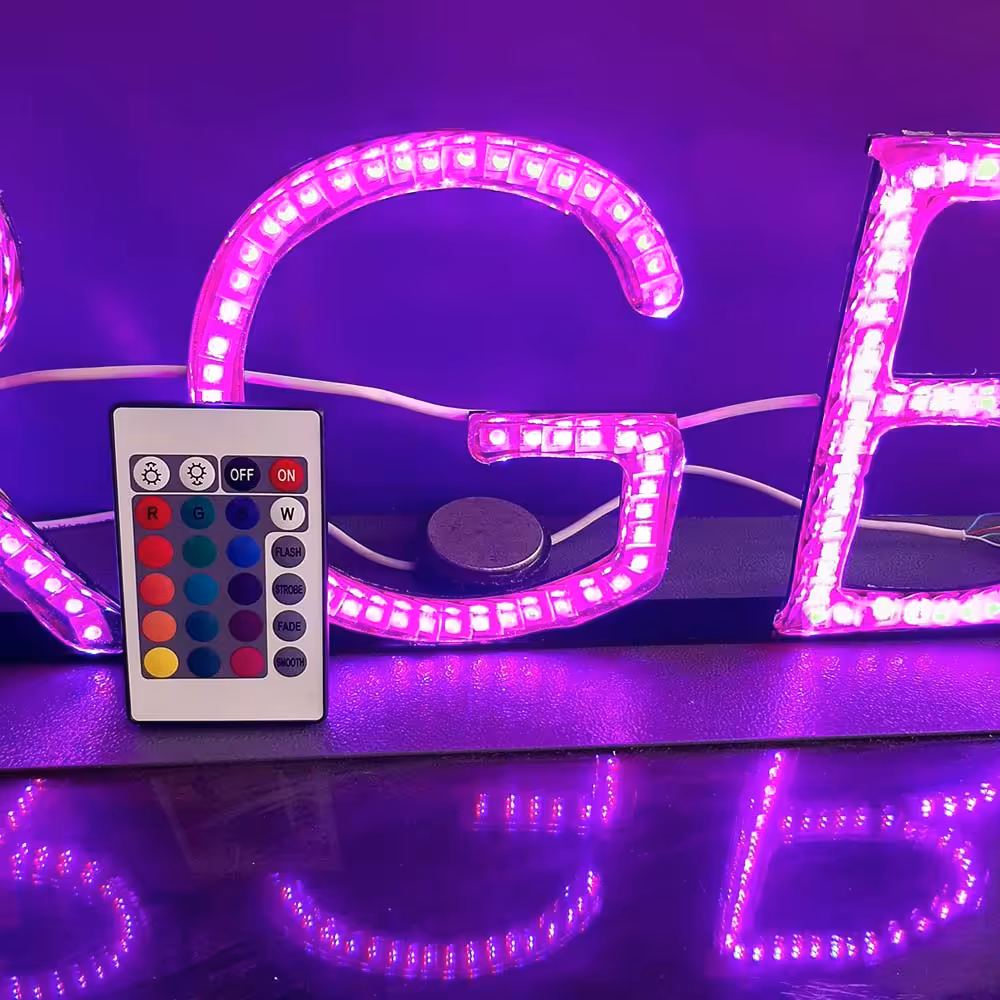 سفارش تابلو RGB ریموت دار 16 رنگ