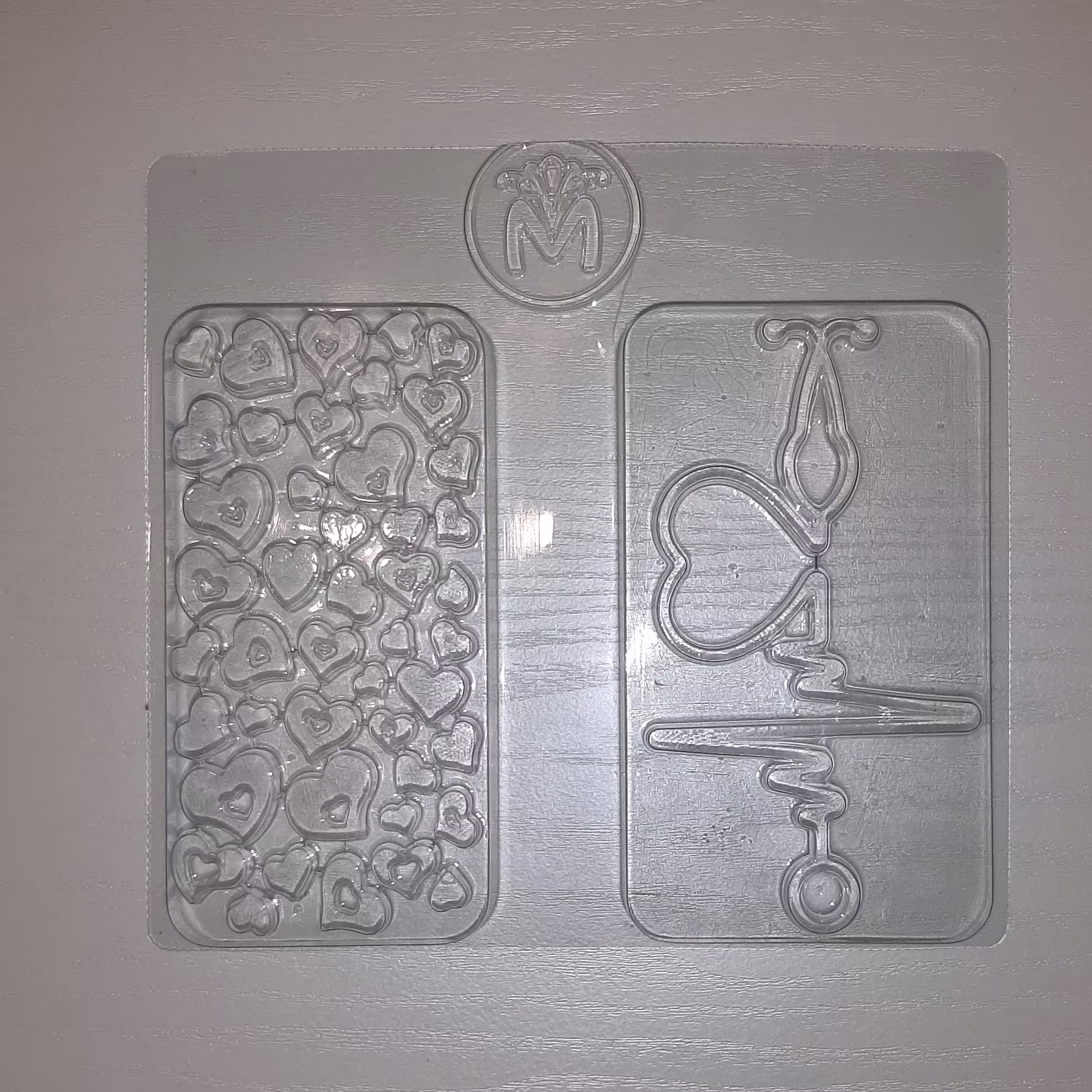 قالب طلقی شکلات تبلتی دو عددی چندبار مصرف قابل استفاده در فریزر