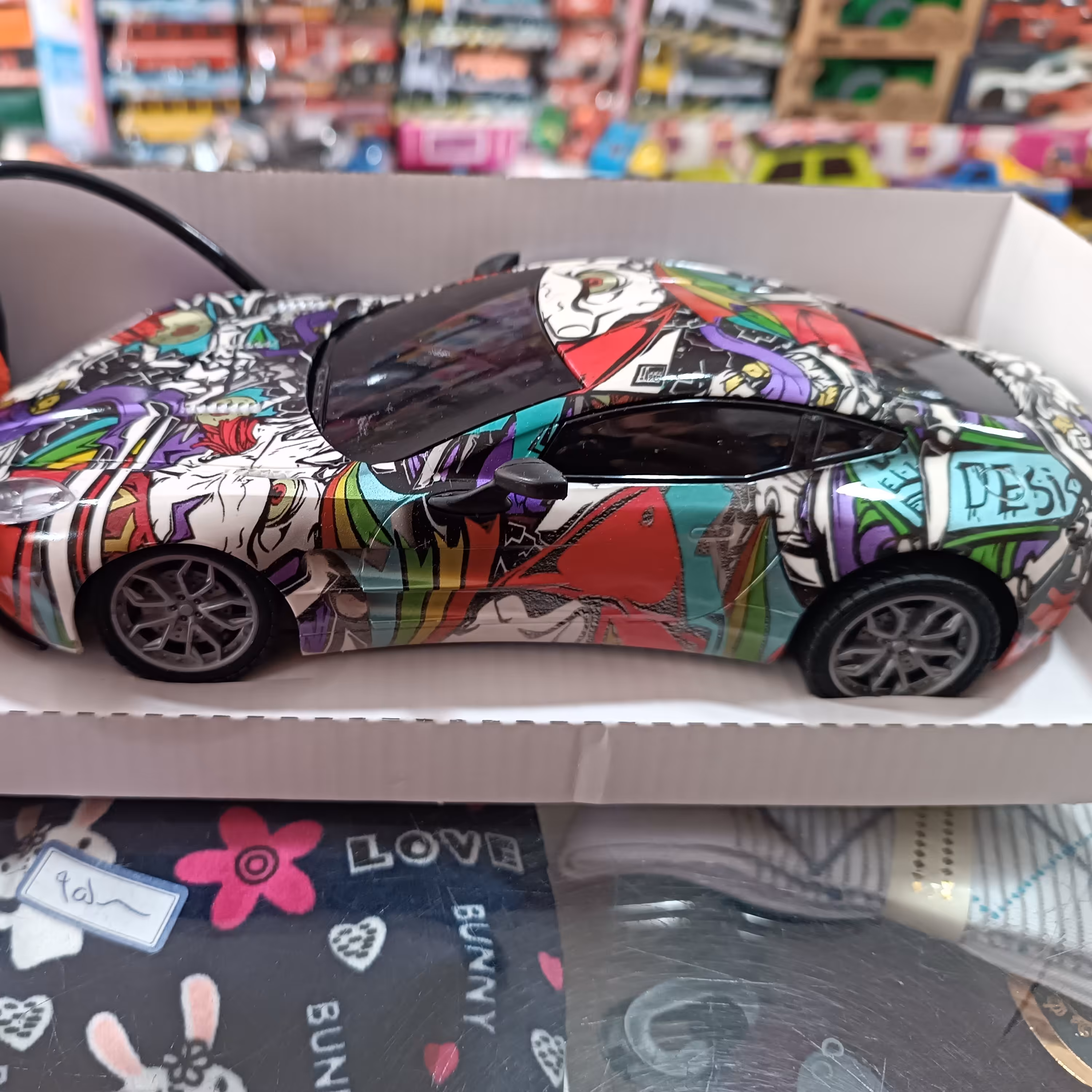ماشین شارژی graffiti model car